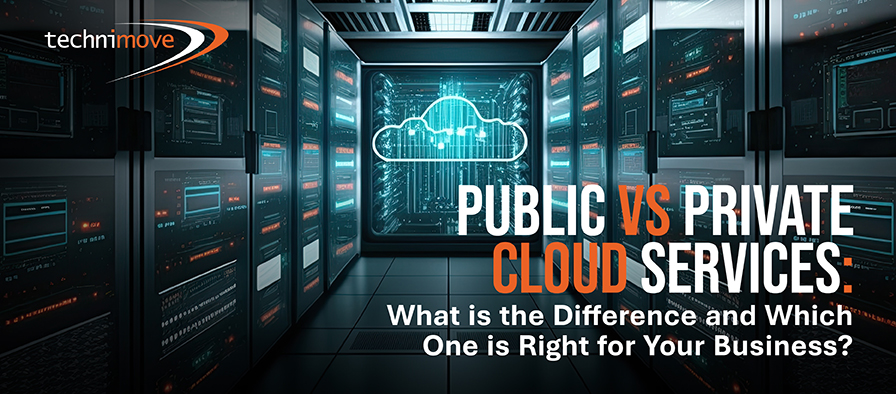 Public vs Private Cloud Services: What is the Difference and Which One is Right for Your Business? - Blog Banner Image